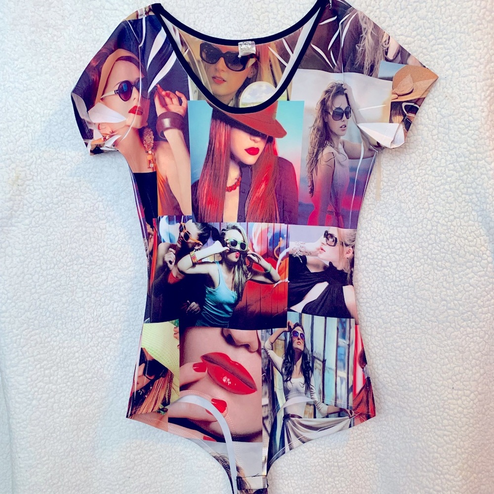 Multicolor woman bodysuit
